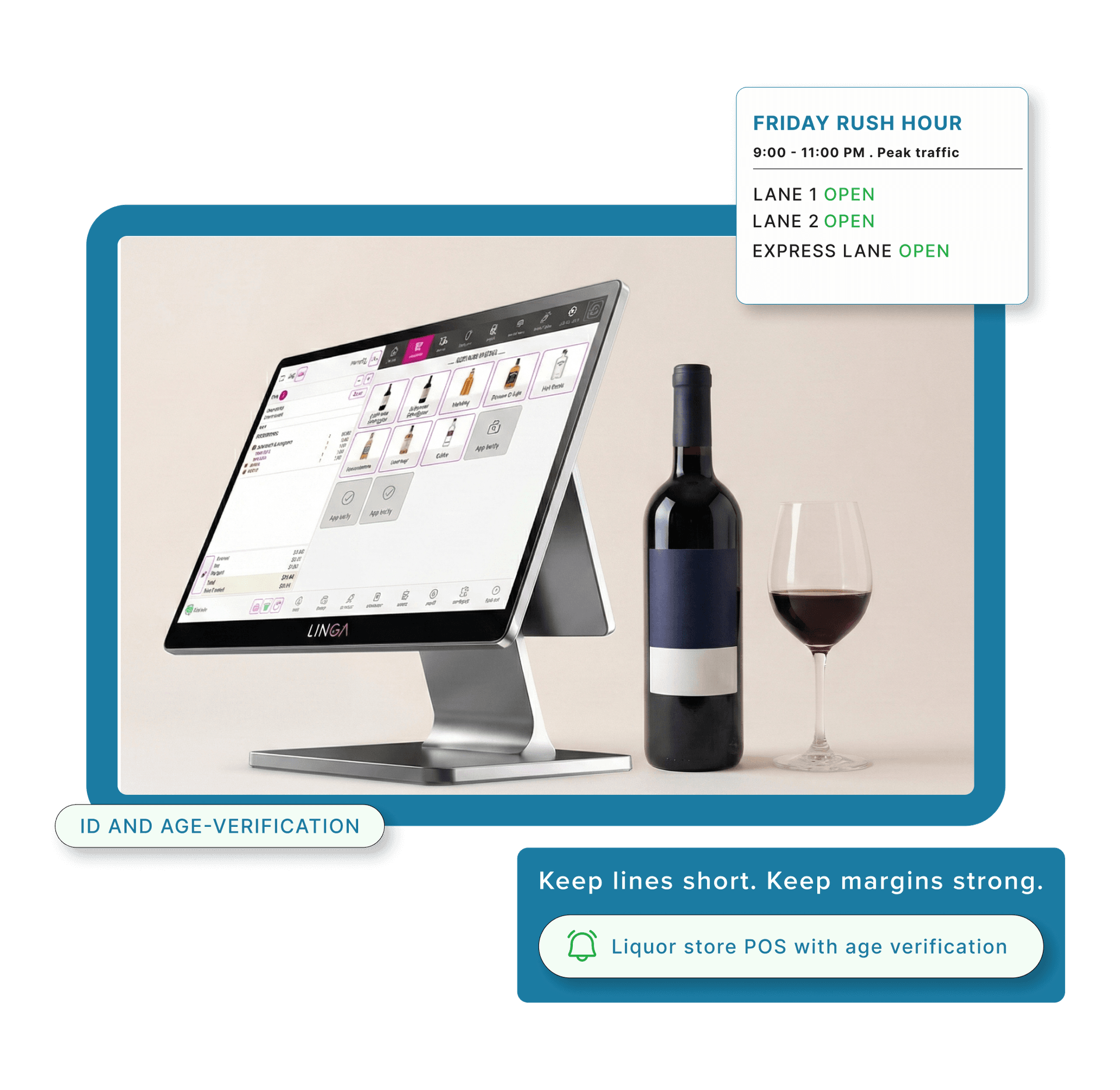 The exterior of a fast-food restaurant franchise.