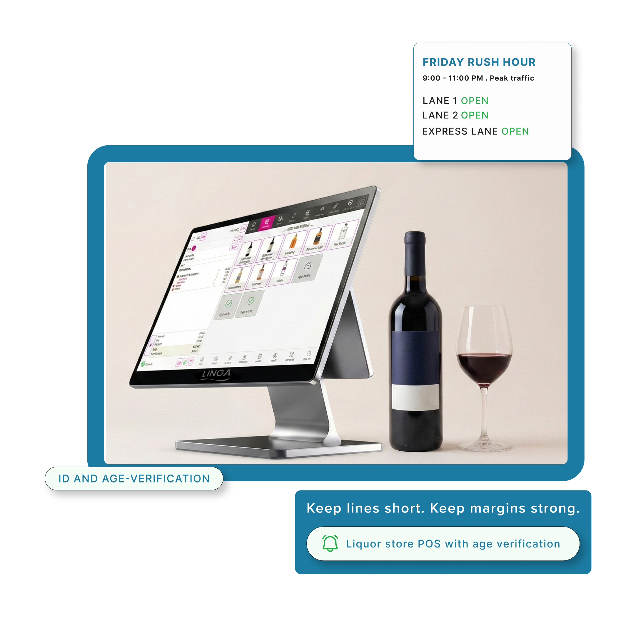 The exterior of a fast-food restaurant franchise.